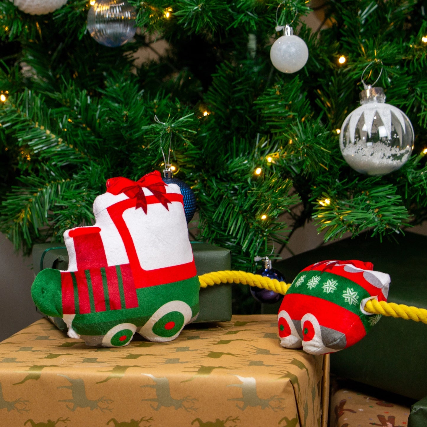 Christmas Express Dog Toy