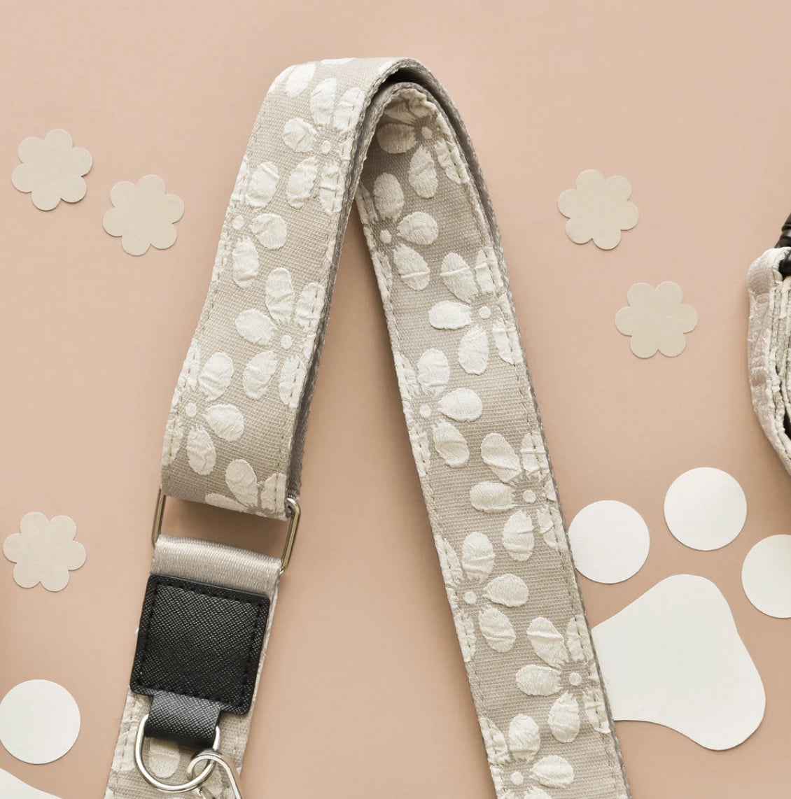 Cocopup Luxe Bag Strap - Mocha Flower
