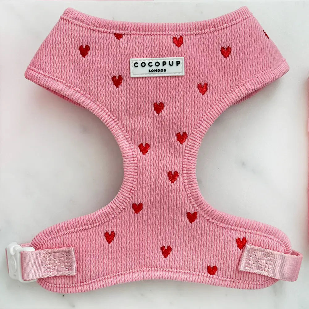 Cocopup Pink Heartstrings Cord Harness