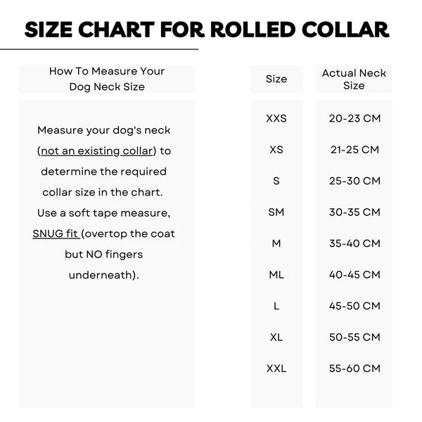 Dogs & Horses Rolled Soft Leather Dog Collar Lilac