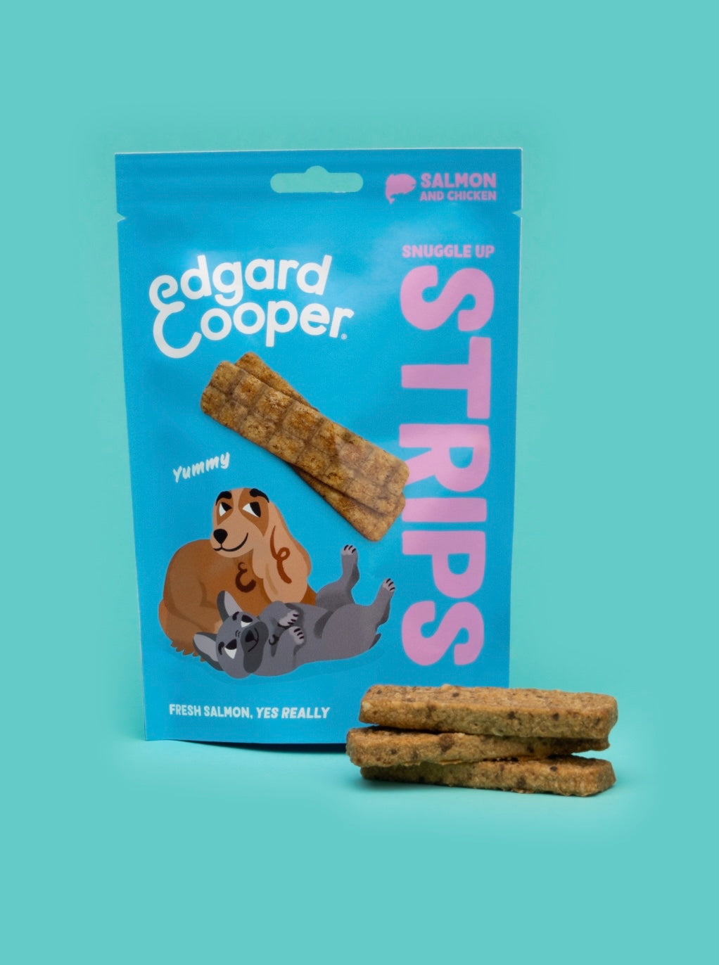 Edgard Cooper Strips - Salmon & Chicken