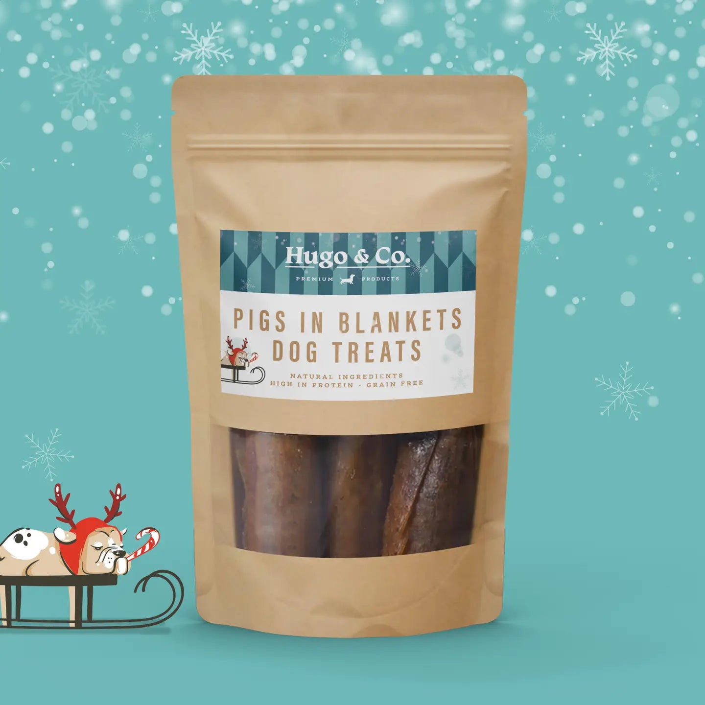 Hugo & Co Pigs in Blankets Dog Treats