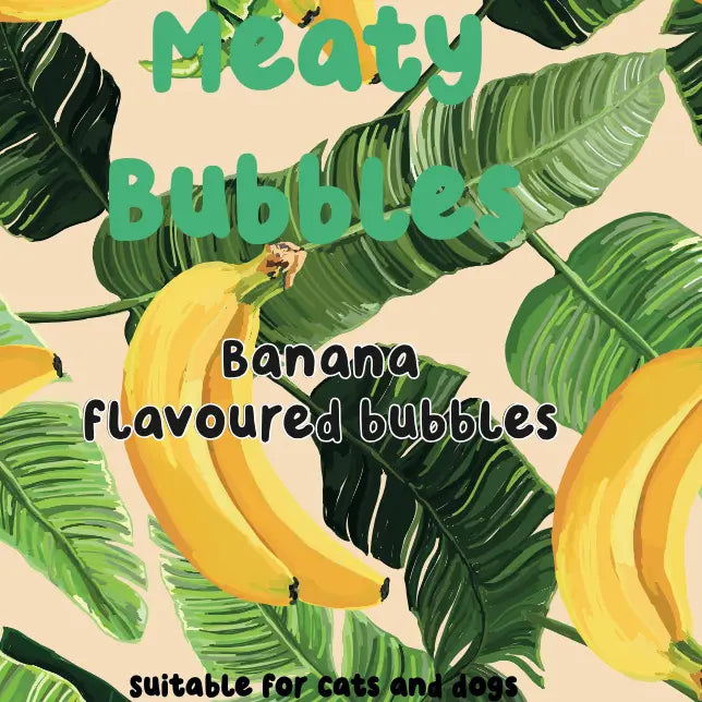 Meaty Bubbles for Dogs - Banana