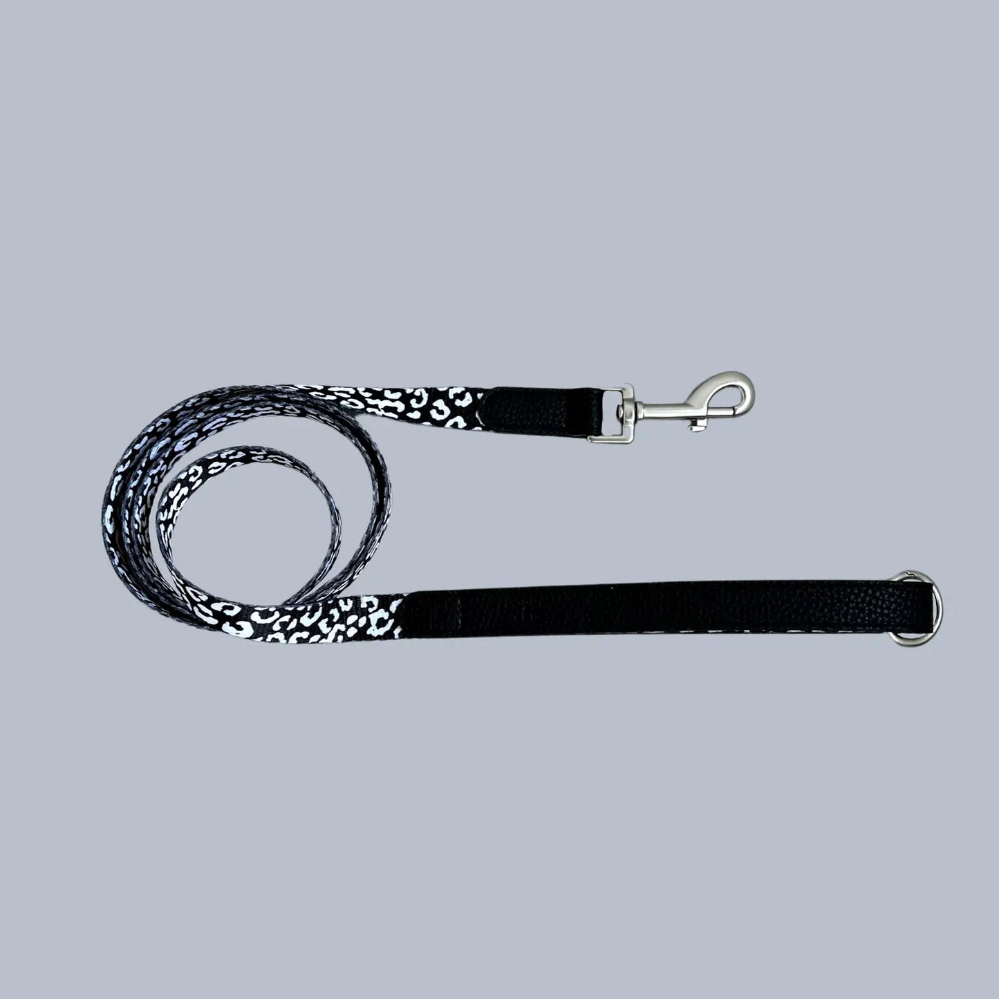 Poppy & Ted Black Leopard Lead