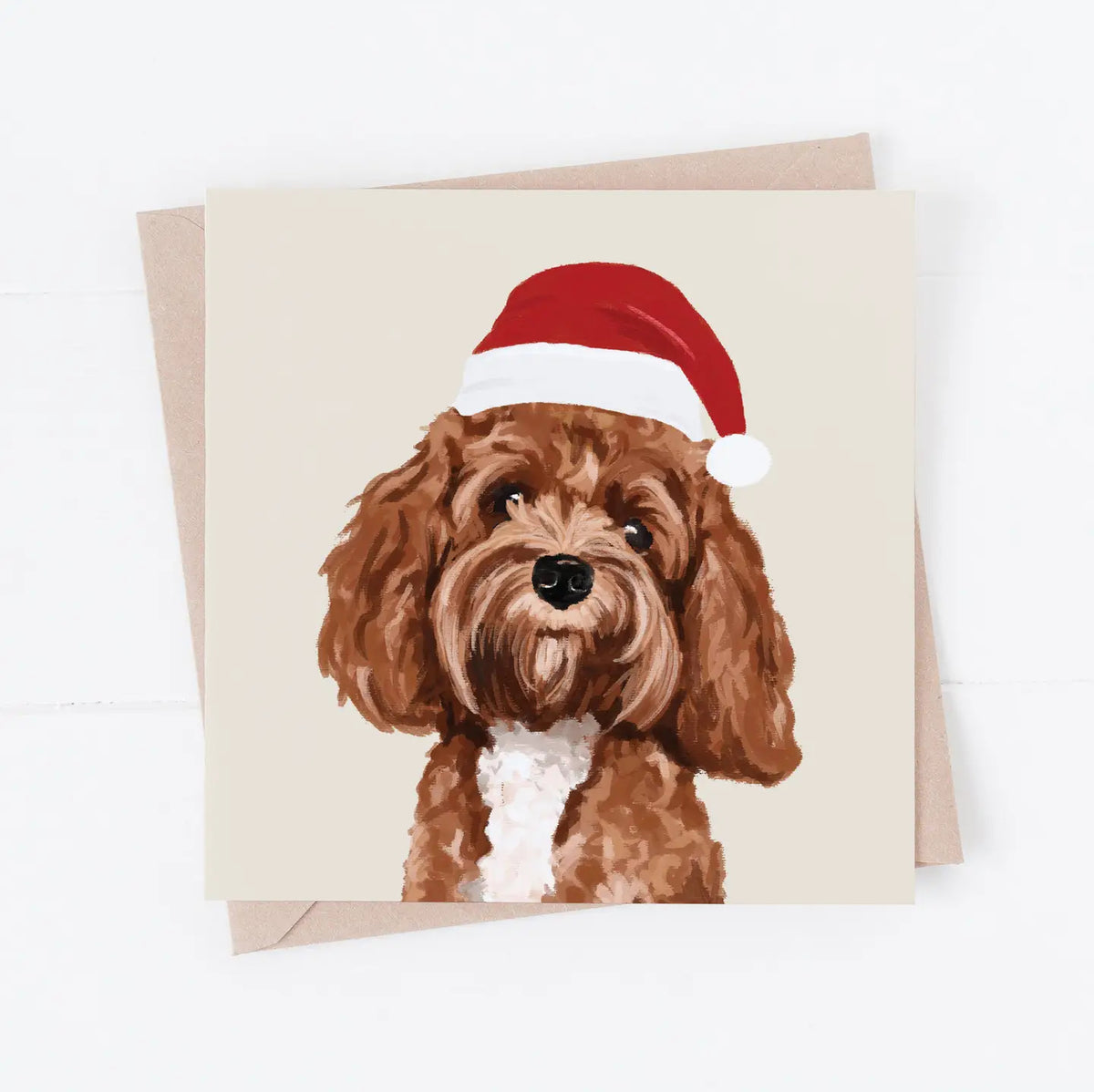 Cavapoo Christmas Card