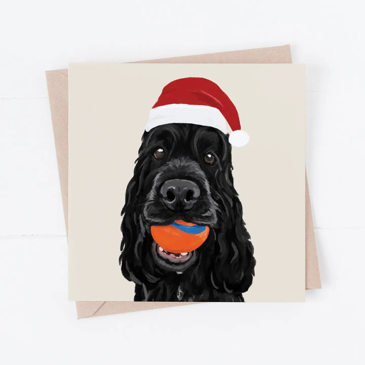 Cocker Spaniel Christmas Card