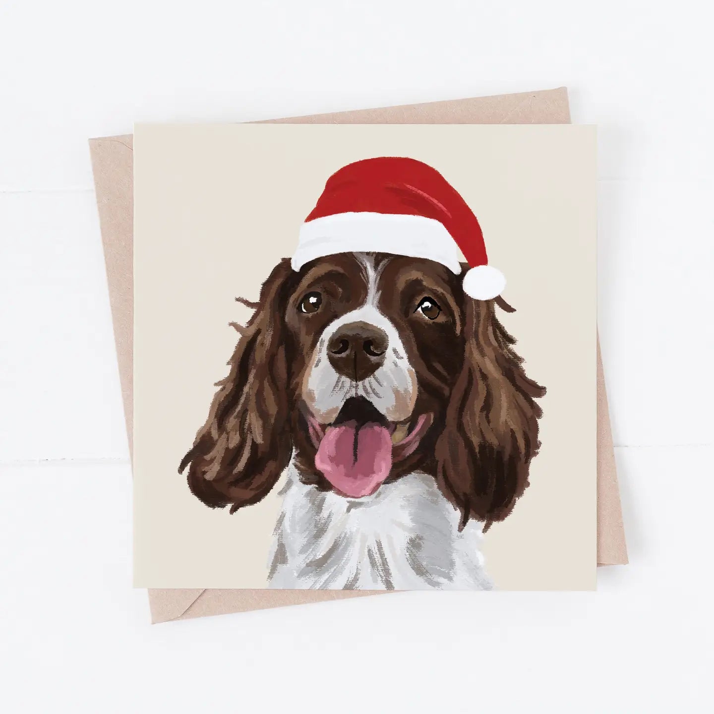 Springer Spaniel Christmas Card