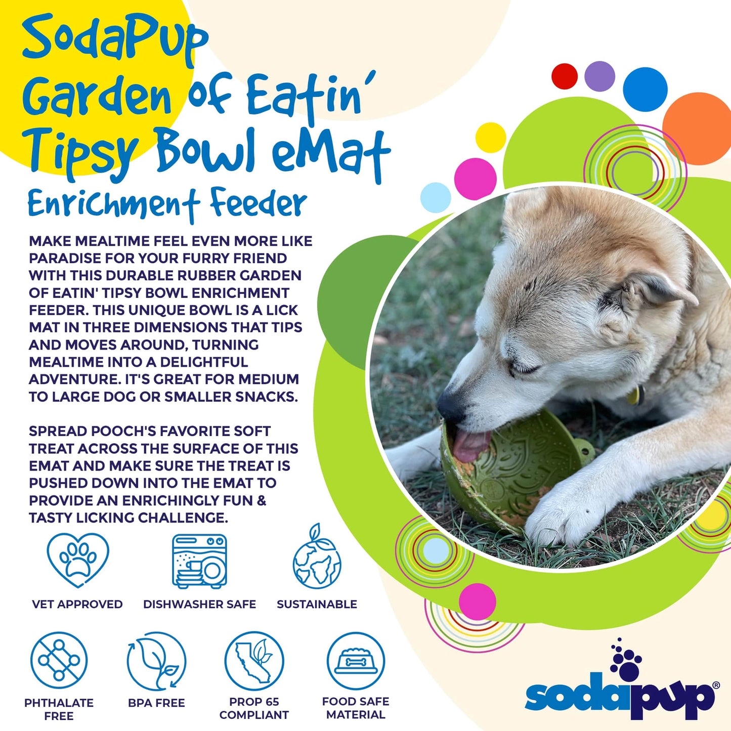Sodapup Garden of Eatin’ Tipsy Bowl