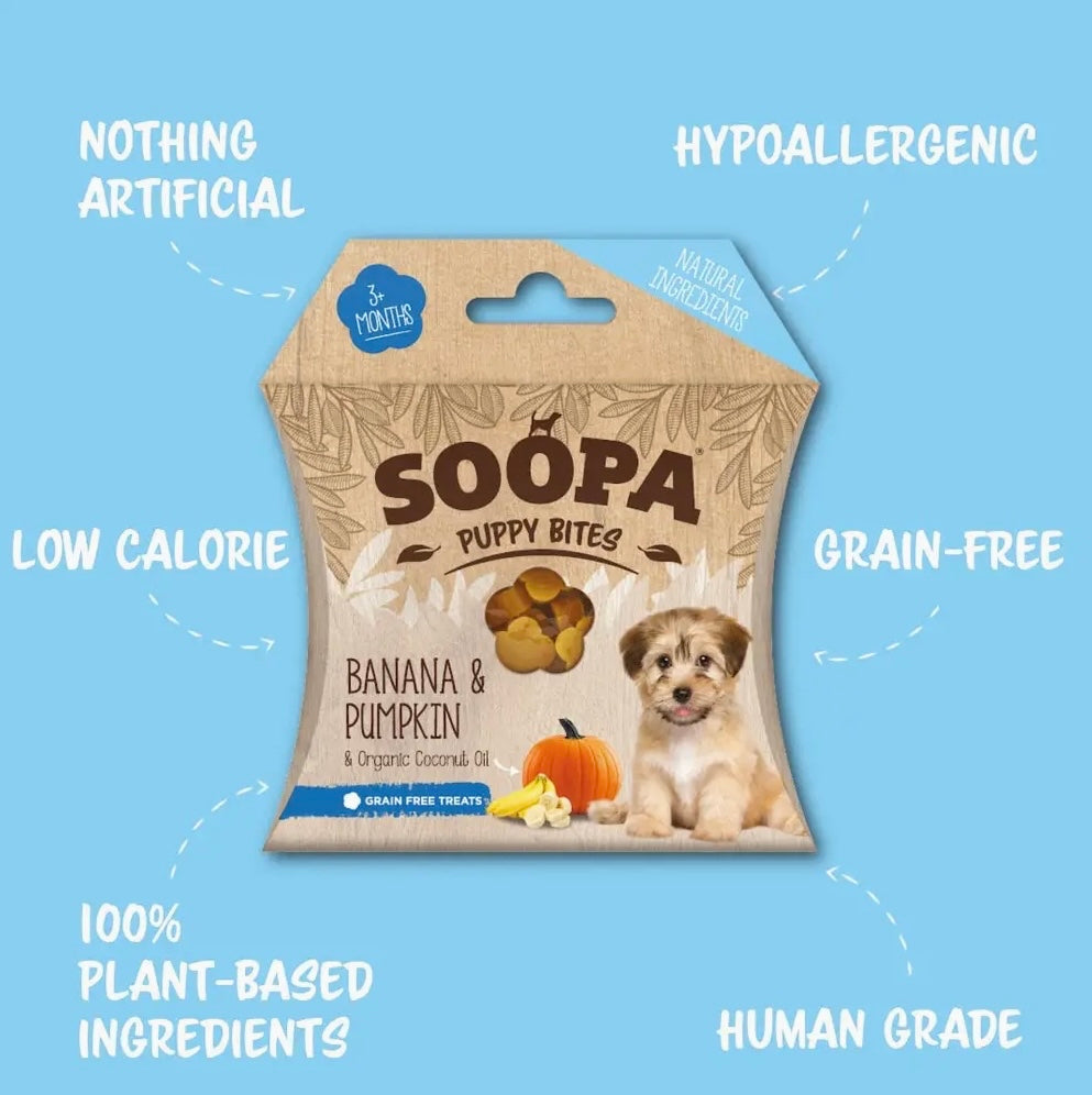 Soopa Banana & Pumpkin Puppy Treats