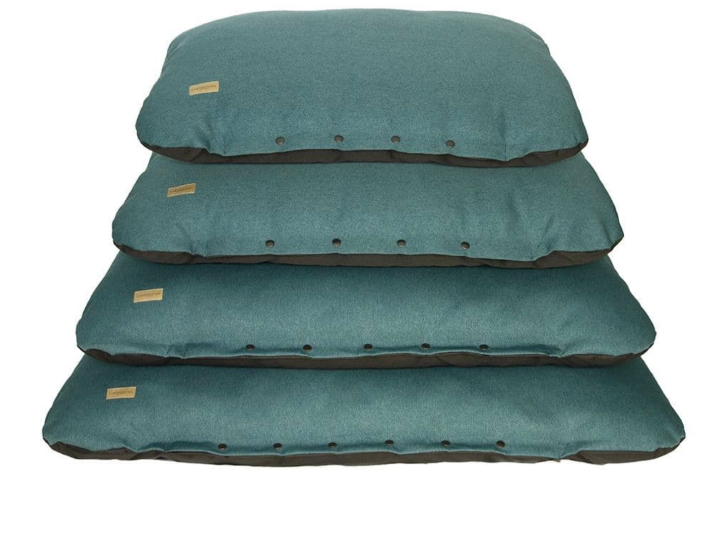 Camden Flat Cushion (Teal or Red)