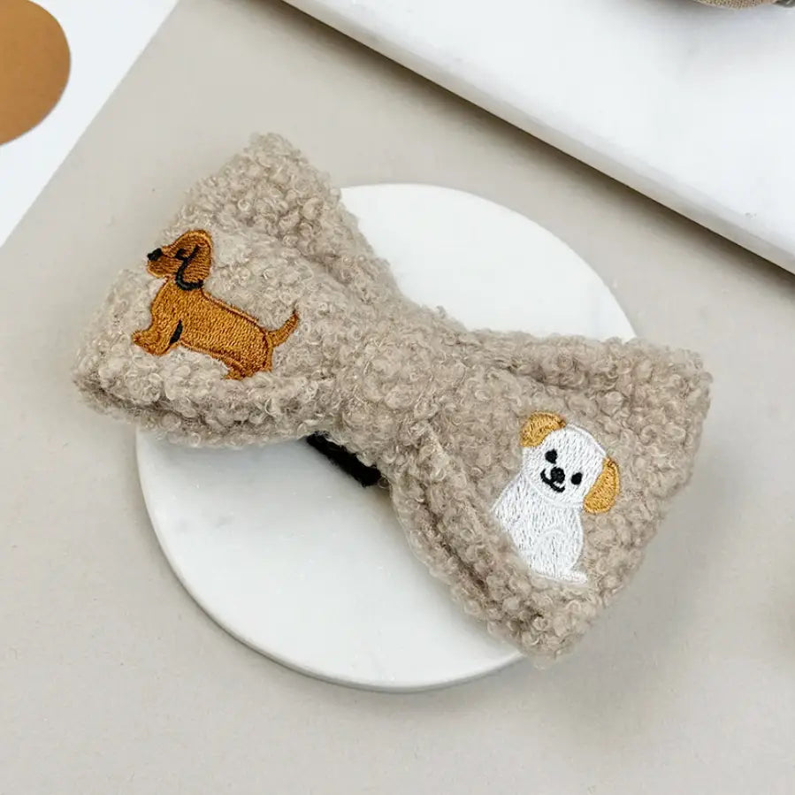 Cocopup Ralph & Friends Mocha Teddy Bow Tie