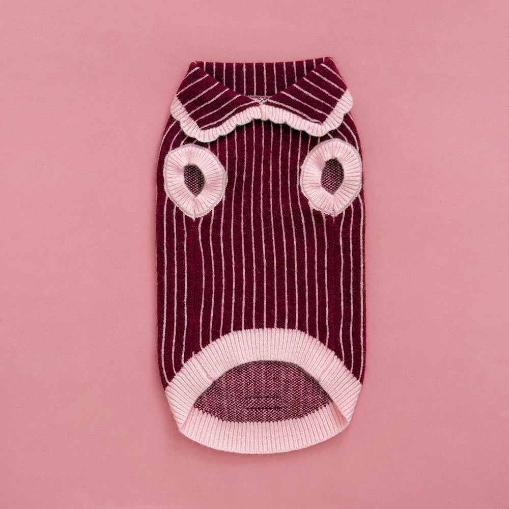 Knitted Cherry Bakewell Jumper