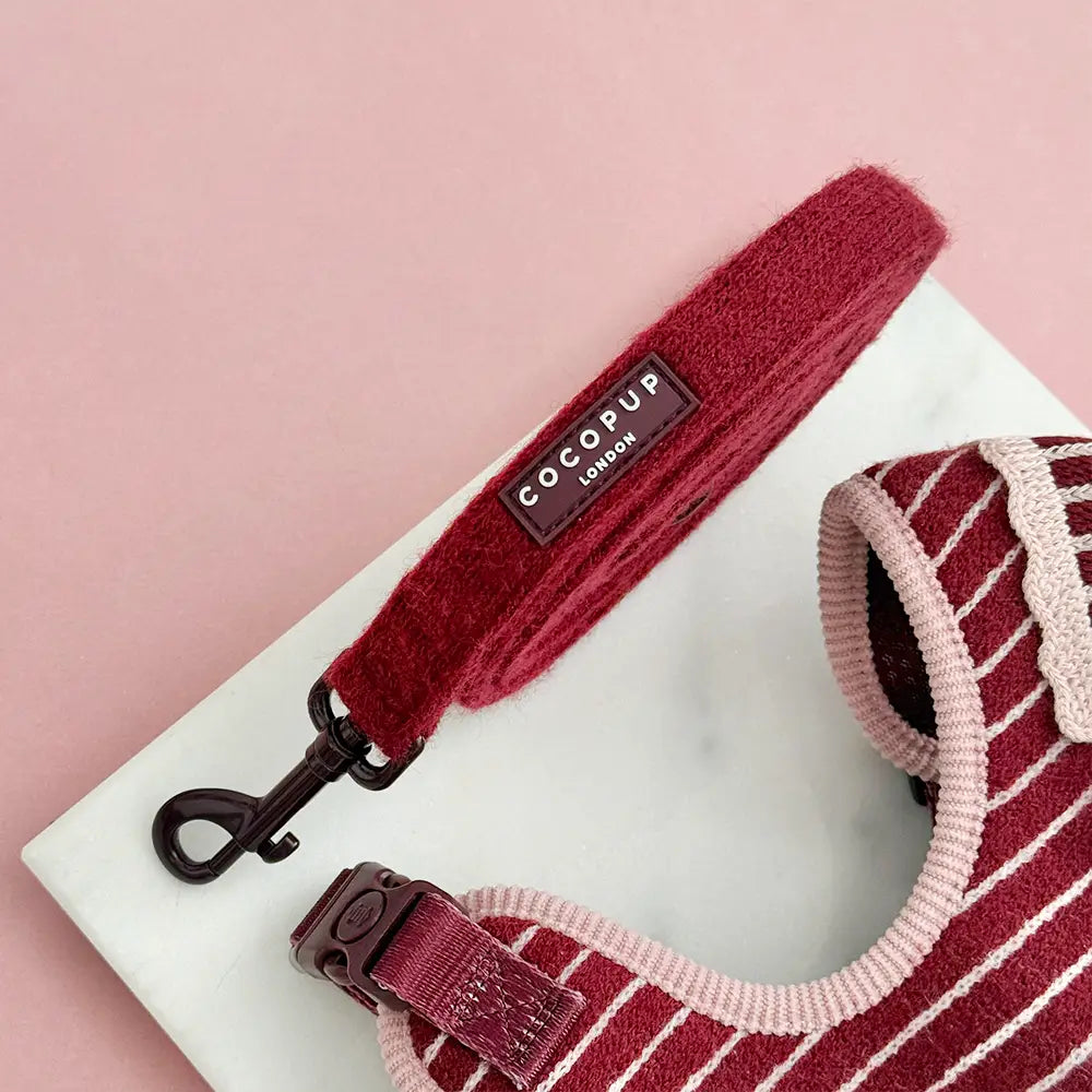 Cocopup Knitted Cherry Bakewell Lead