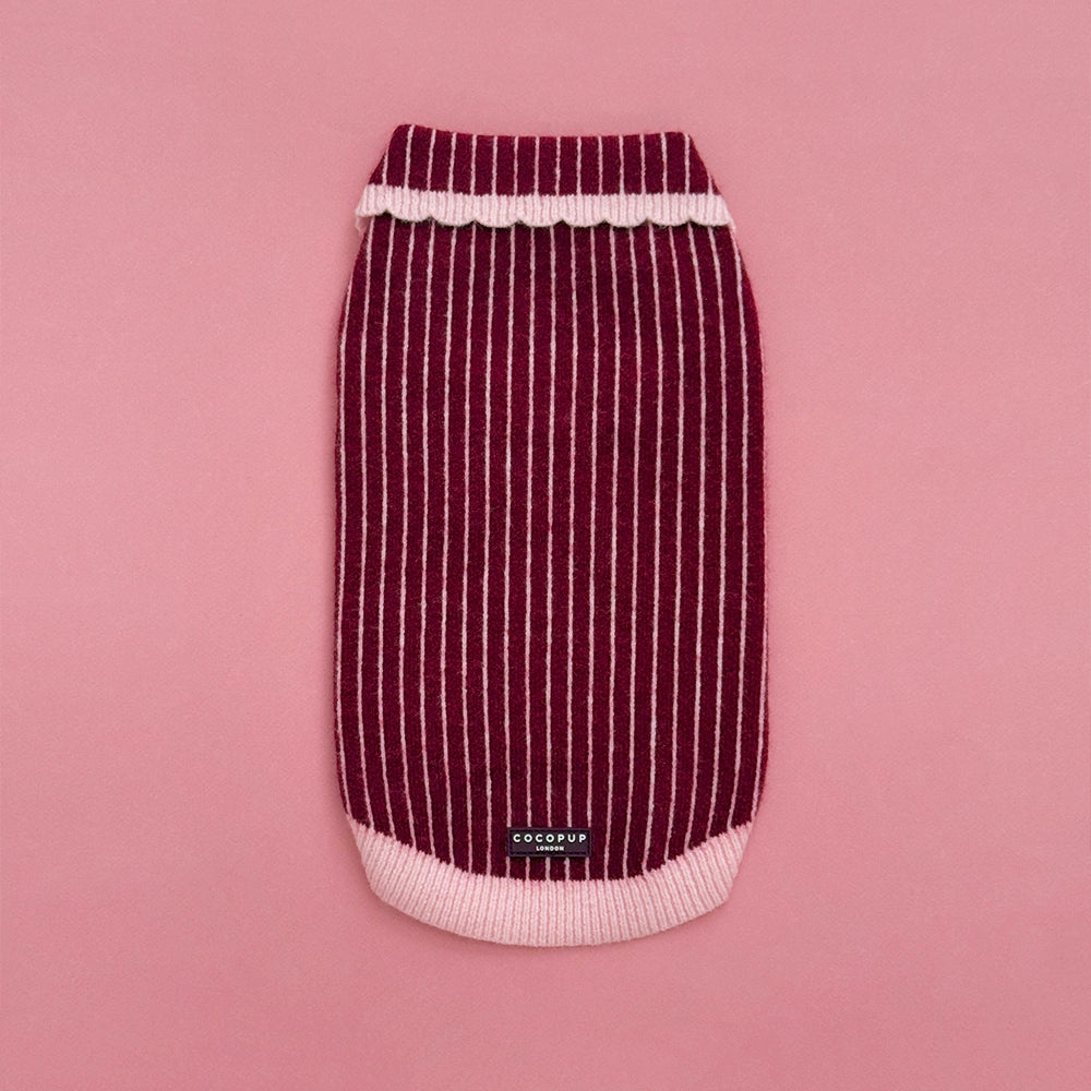Knitted Cherry Bakewell Jumper