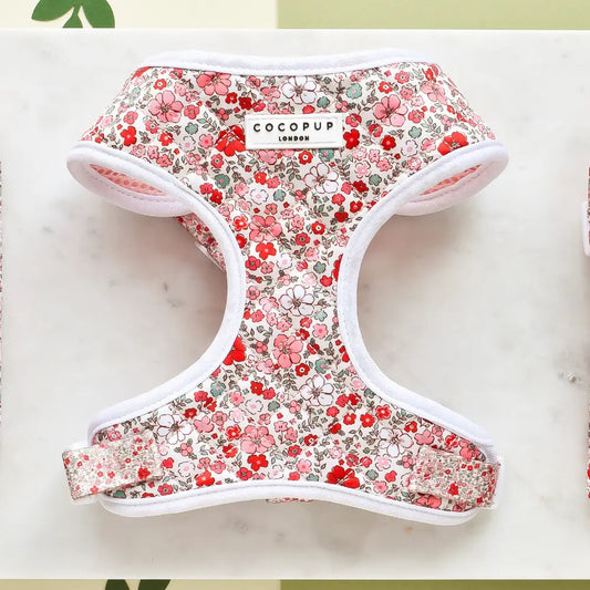 Cocopup Quilted Cute Flowers Harness