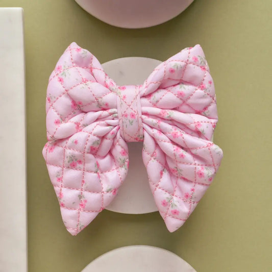Cocopup Quilted Ditsy Floral Sailor Bow Tie
