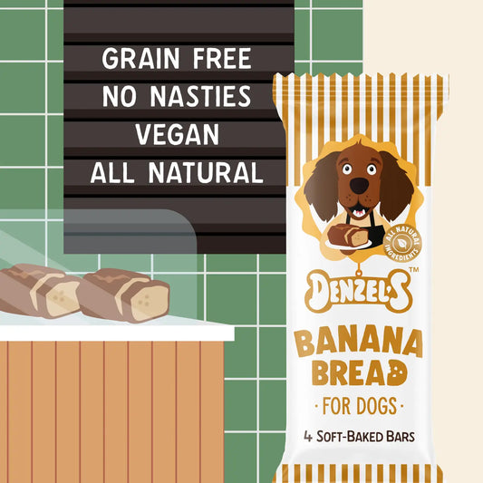 Denzel’s Vegan Banana Bread Soft Baked Bar