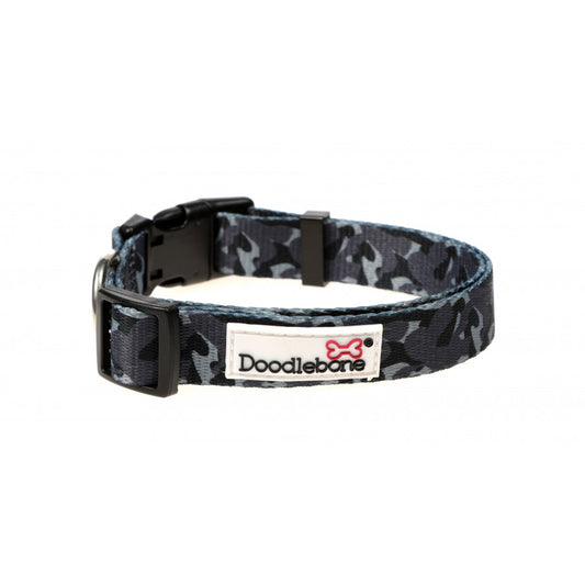 DoodleBone Smokey Camo Dog Collar