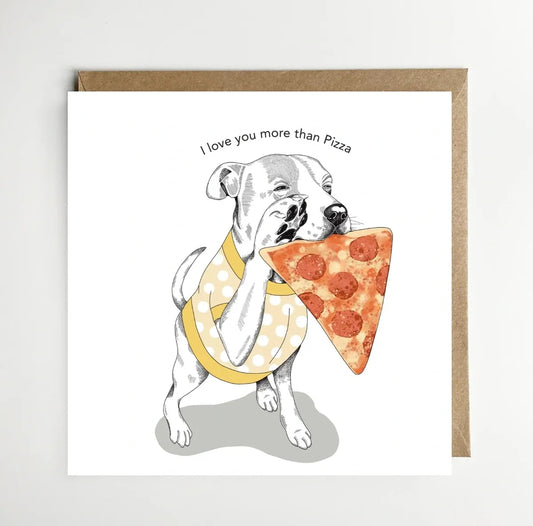 Pizza Lovers BirthdayDotty Dog Art
