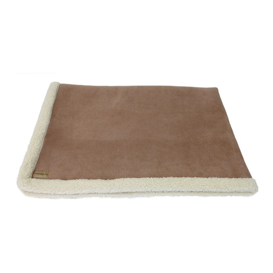 Camel Sherpa Fleece Blanket