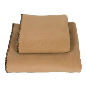 Camel Stitched Fleece Blanket