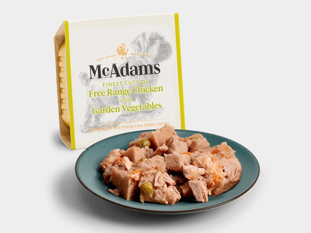 McAdams Free Range Chicken with Garden Vegetables 150g