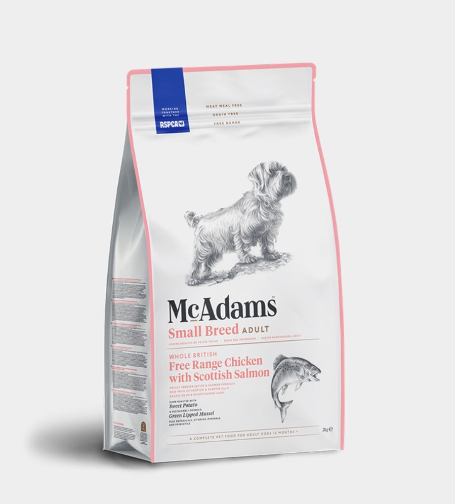 McAdams Small Breed Free Range Chicken with Scottish Salmon