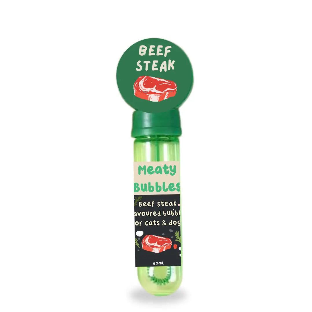 Meaty Bubbles Beef Steak Pet Bubbles
