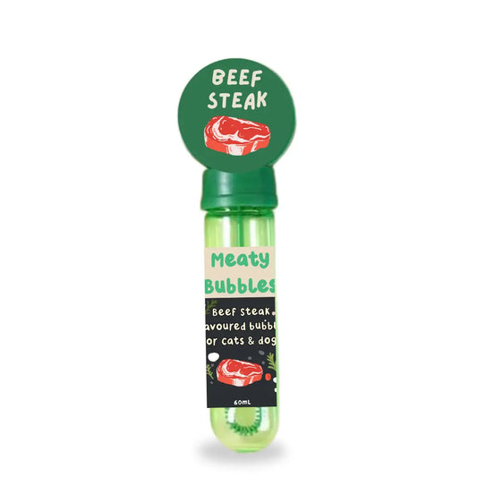 Meaty Bubbles Beef Steak Pet Bubbles