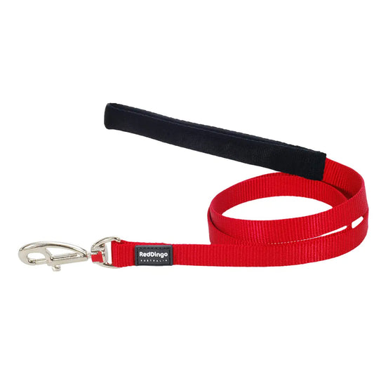 Red Dingo Dog Lead - Red