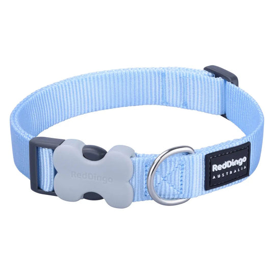 Red Dingo Dog Collar - Pastel Blue