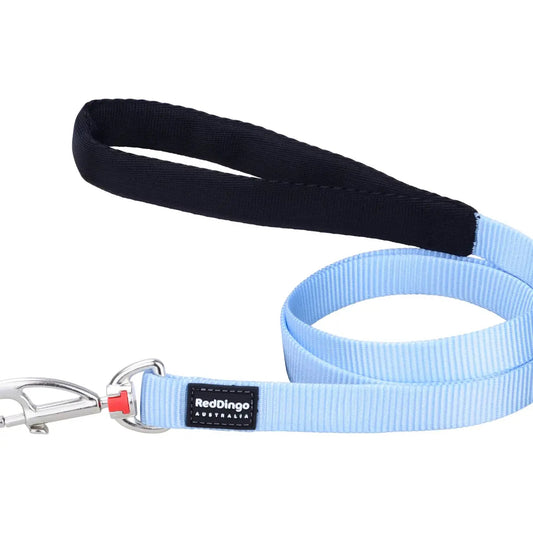 Red Dingo Dog Lead - Pastel Blue