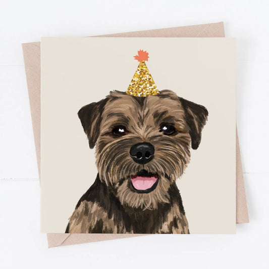 Border Terrier Card