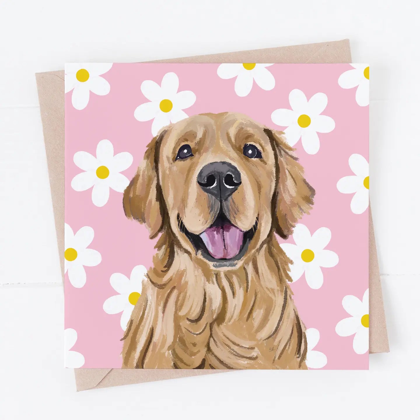 Golden Retriever Card