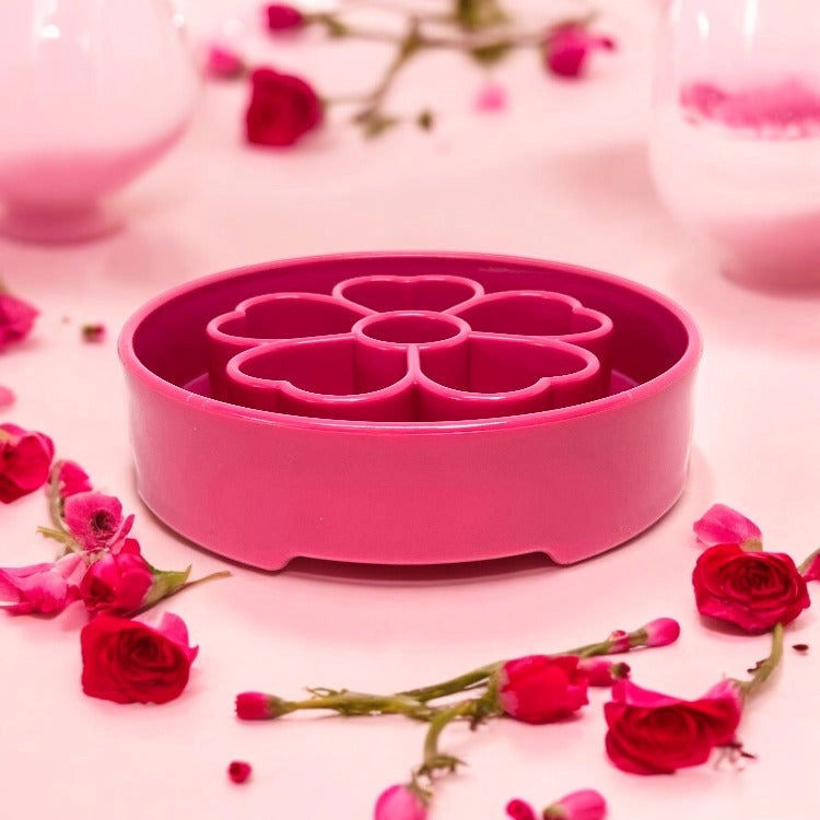 Sodapup Flower Design Slow Feeder Bowl