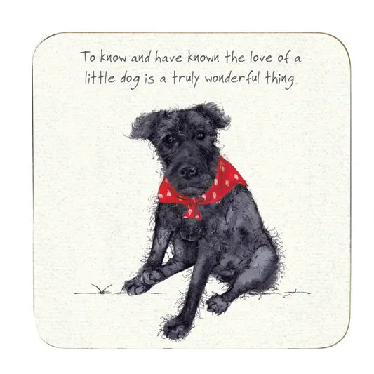 Patterdale Terrier Coaster