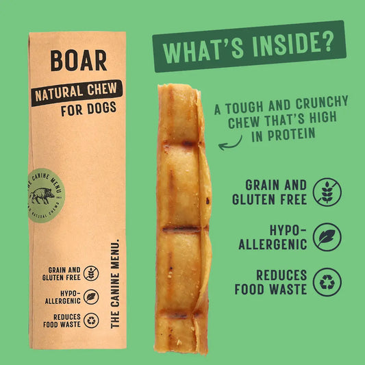 The Canine Menu - Boar Natural Chew