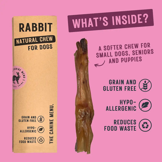 The Canine Menu - Rabbit Natural Chew