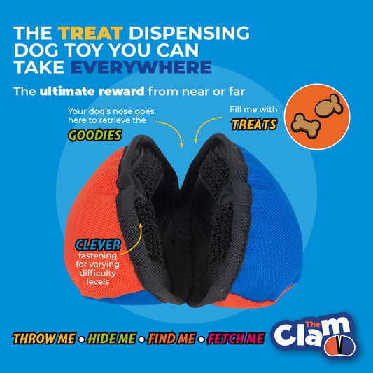 The Clam-Treat Dispensing Toy